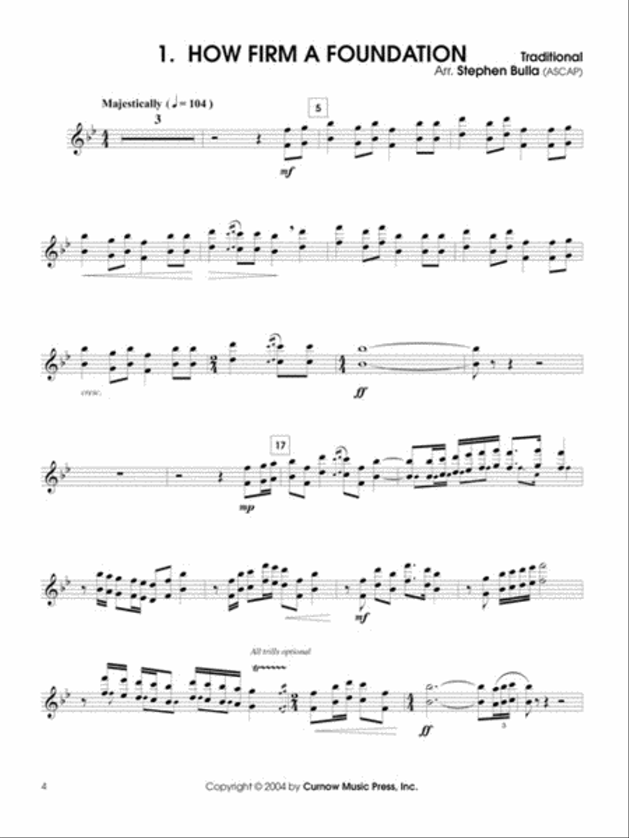 More Great Hymns (audio access included) Flute scores gallery preview page 4