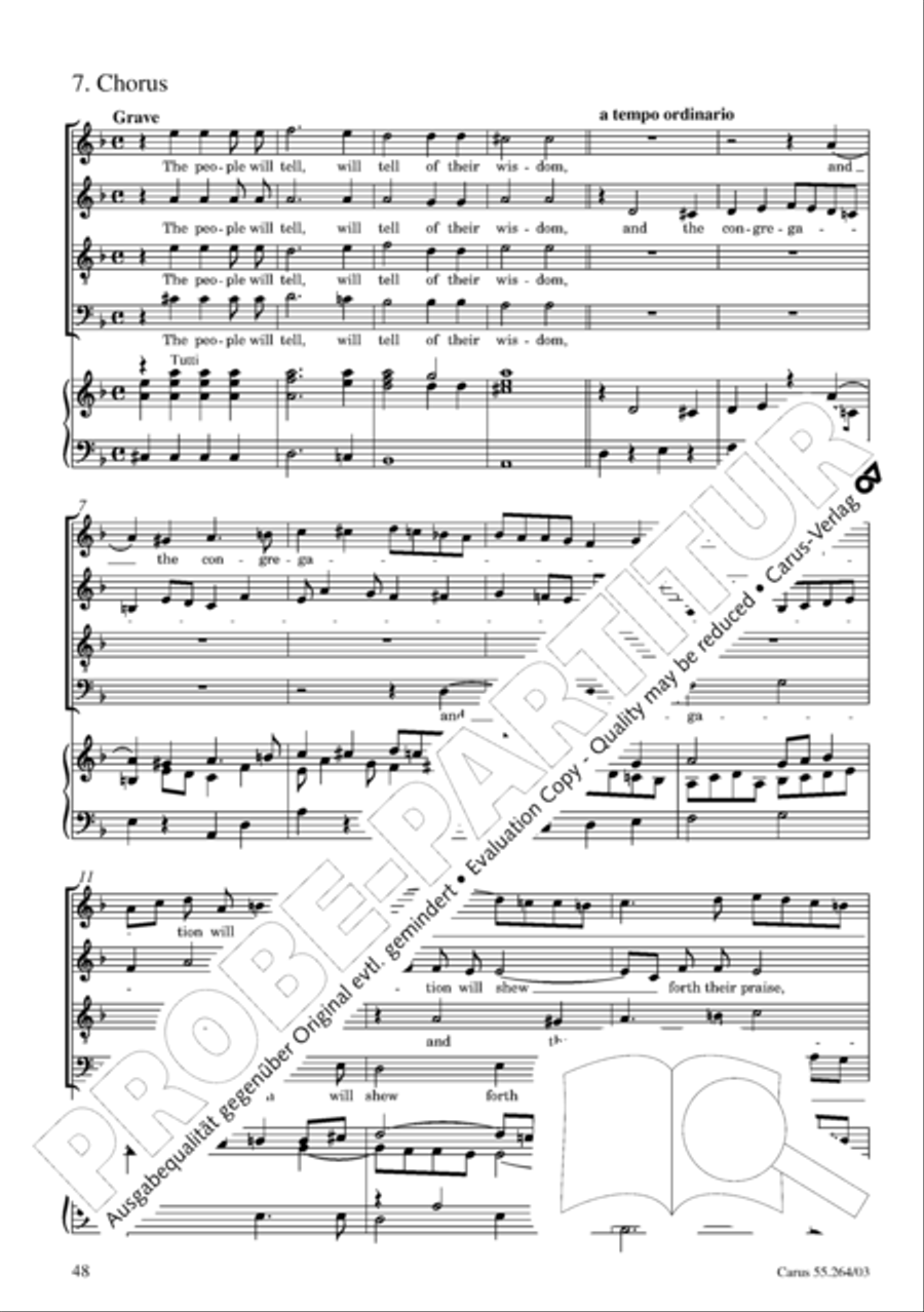 Israel in Egypt - Part I Israel in Egypt - Part I 4-Part scores gallery preview page 53