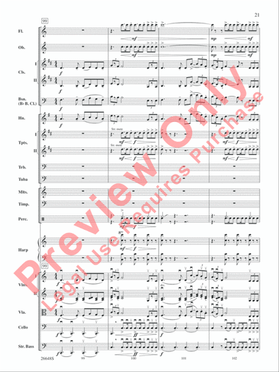 Superman Returns Full Orchestra scores gallery preview page 22