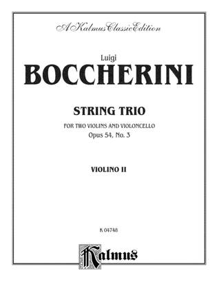 Boccherini: String Trio, Op. 54, No. 3