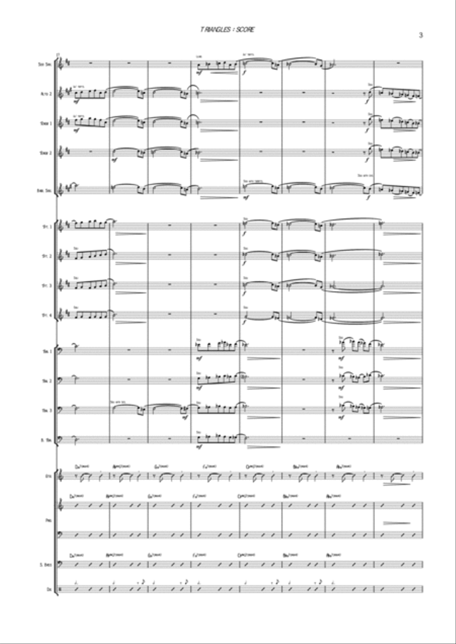 Triangles Jazz Ensemble scores gallery preview page 3