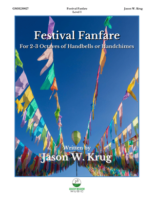 Book cover for Festival Fanfare (for 2-3 octave handbell ensemble) (site license)