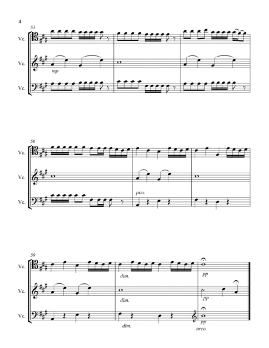 Hide And Seek Cello scores gallery preview page 6