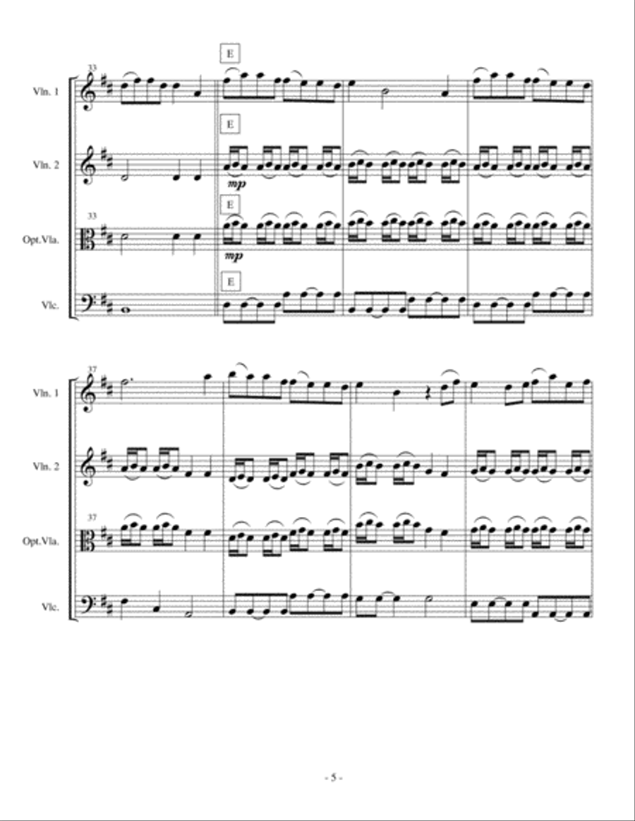 Colors Of The Wind String Trio scores gallery preview page 5