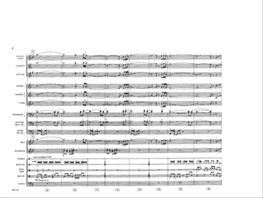 Spanish Fever Marching Band scores gallery preview page 3