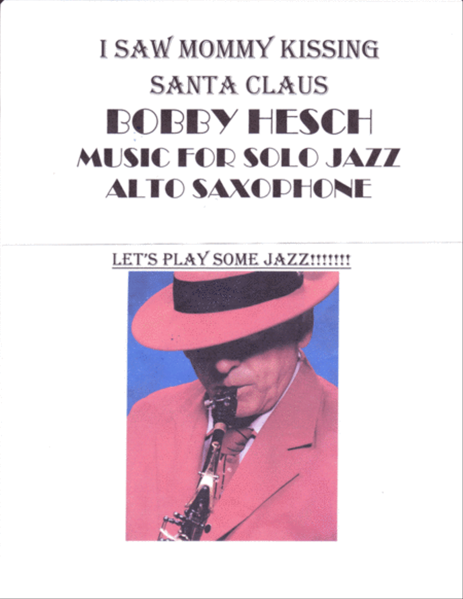 I Saw Mommy Kissing Santa Claus Alto Saxophone scores gallery preview page 1