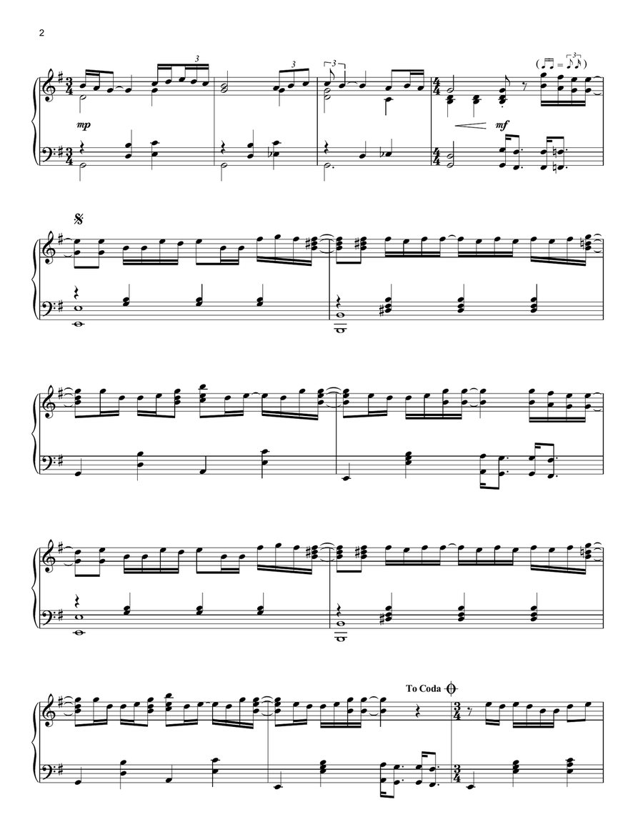 Take Me To Church Piano Solo scores gallery preview page 2