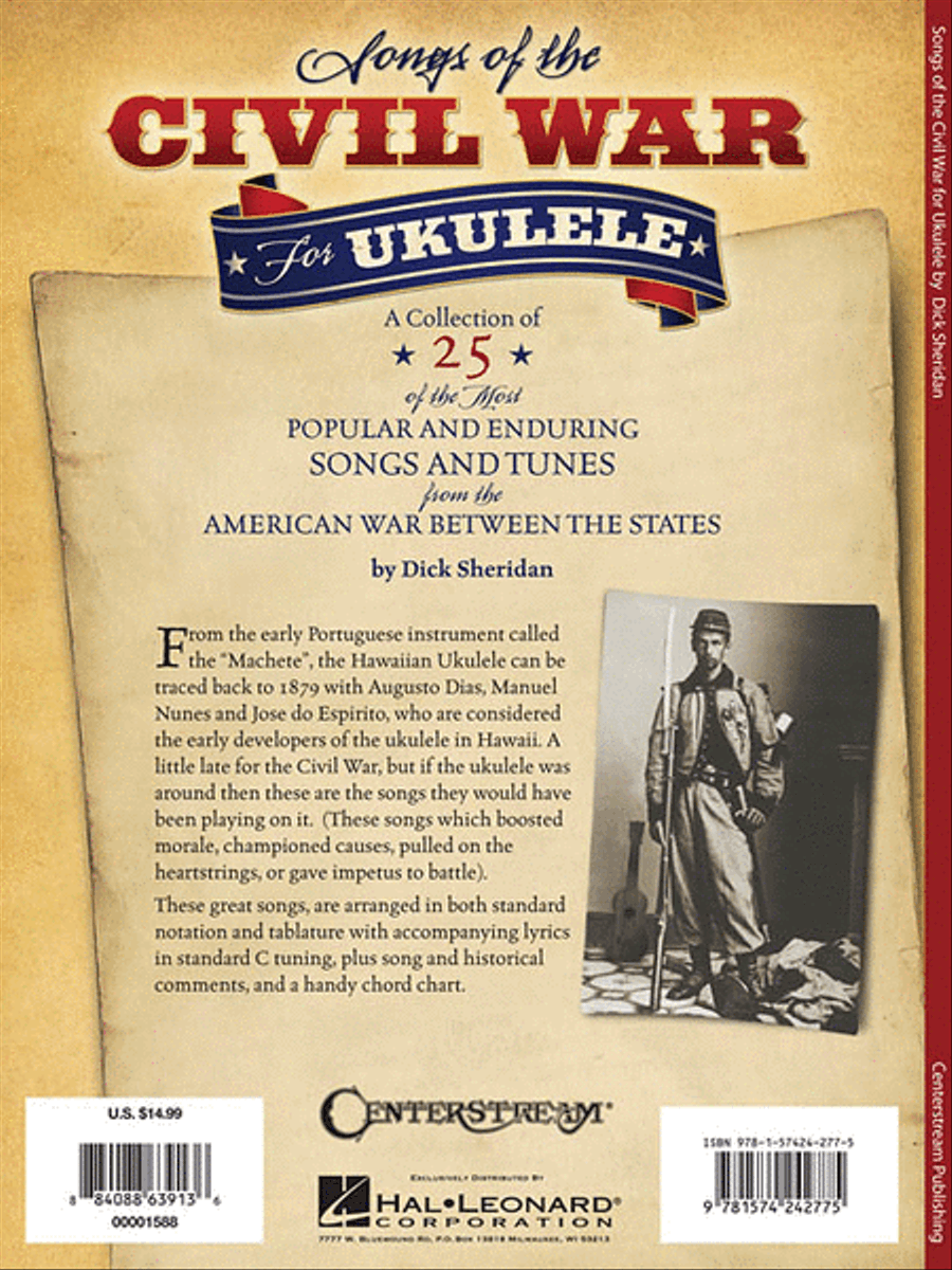 Songs of the Civil War for Ukulele