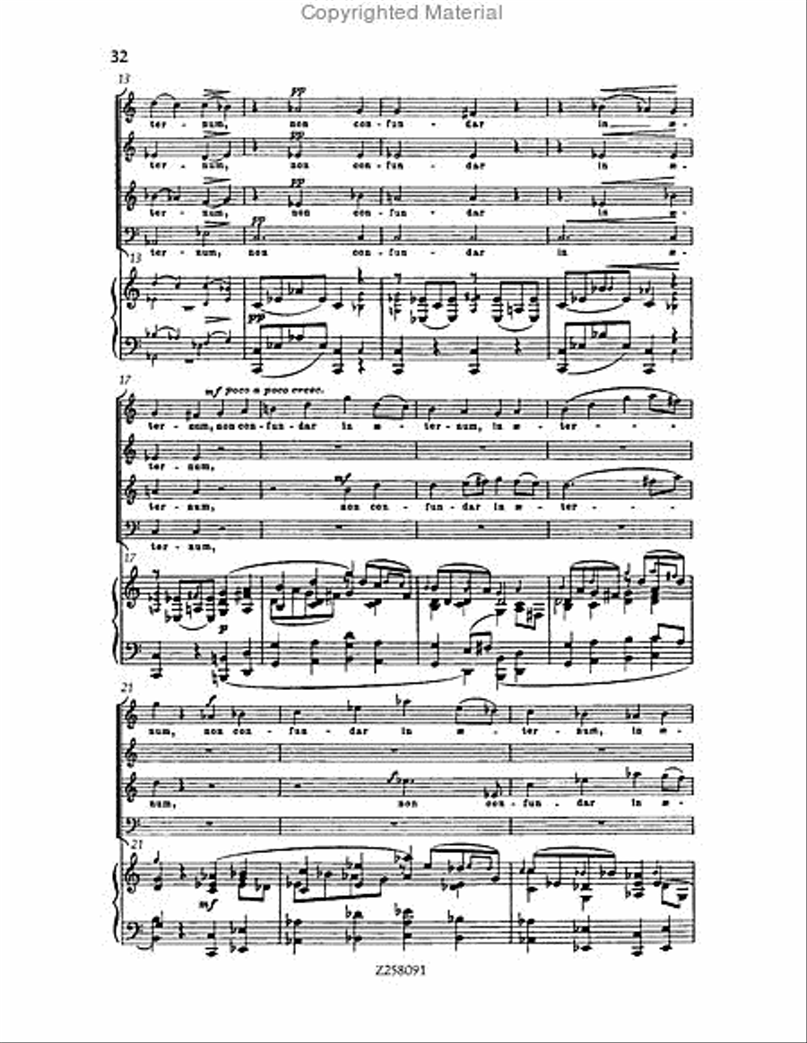 Te Deum, WAB 45 (1886 revision) Choir scores gallery preview page 32
