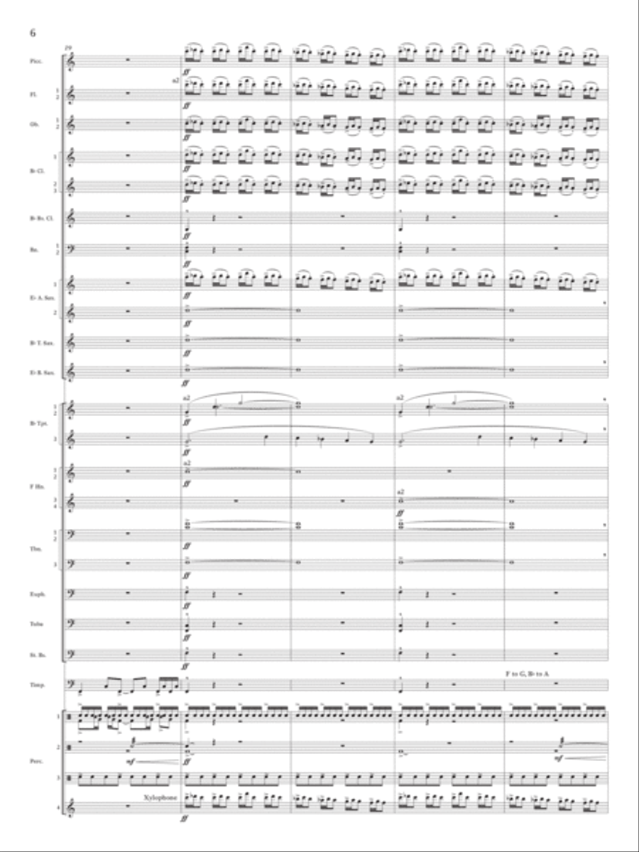 Rise of the Unicorn - Conductor Score (Full Score) Concert Band scores gallery preview page 6