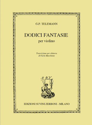Book cover for 12 Fantasias