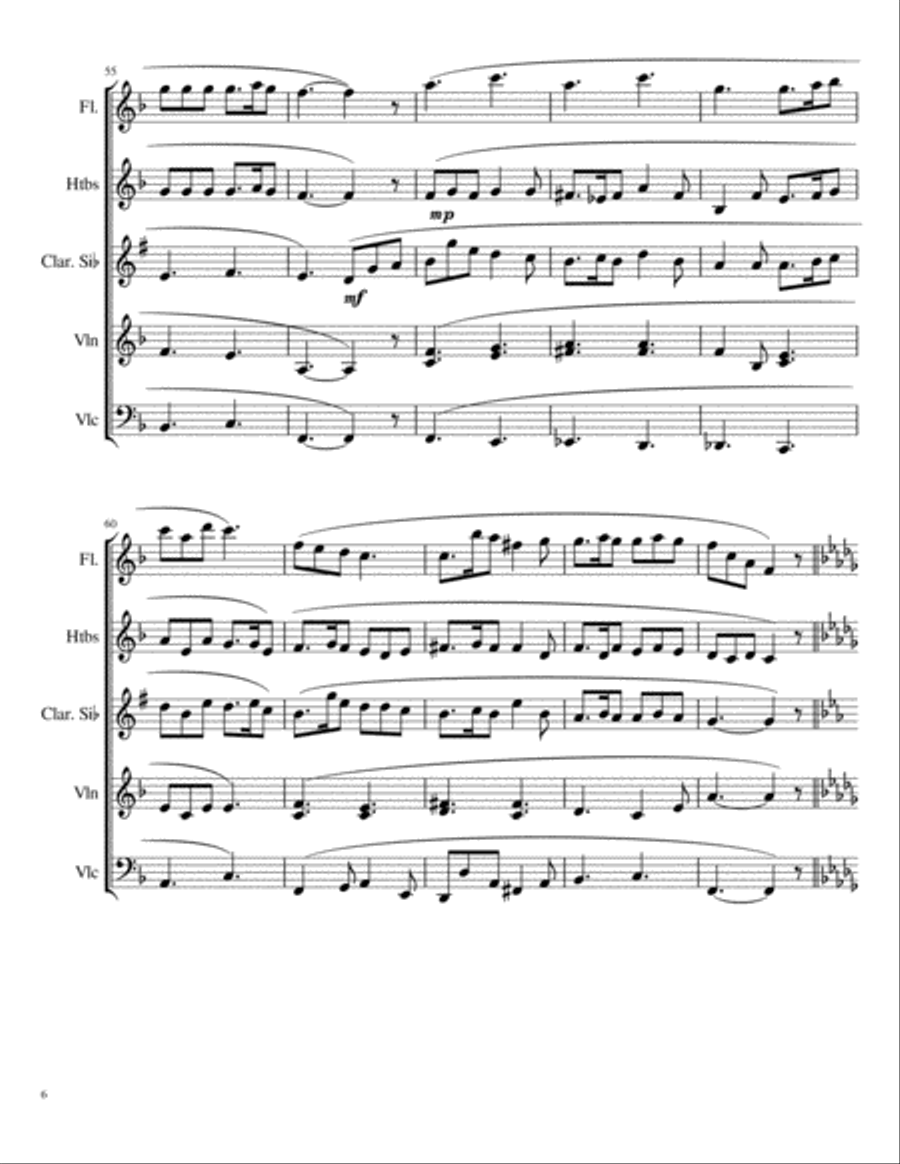 Souvenirs (Quintette, 1st Movement) image number null
