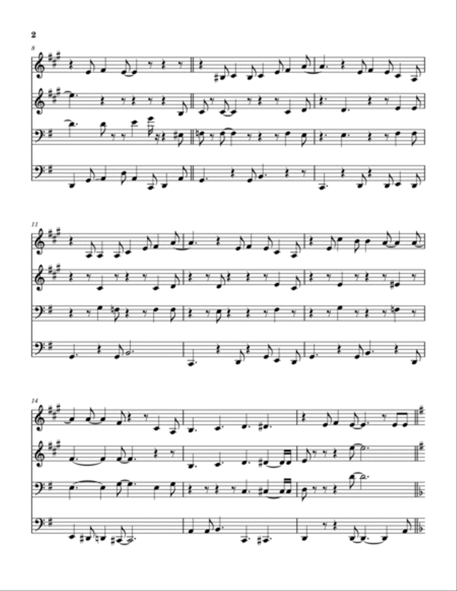 Independently Owned Independently Owned Brass Quartet scores gallery preview page 3