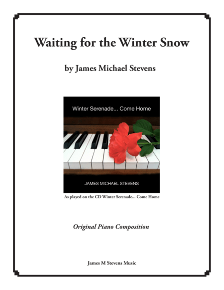 Waiting for the Winter Snow Piano Solo scores gallery preview page 1