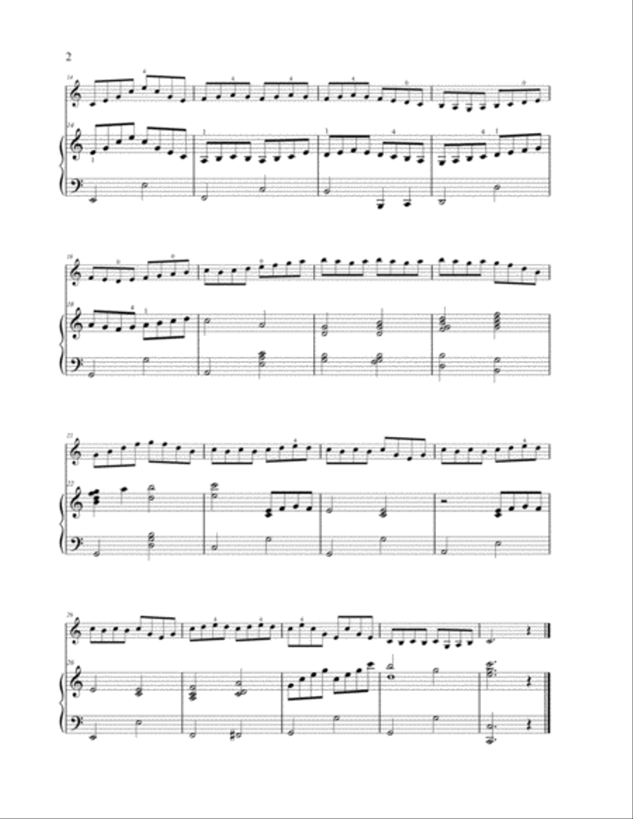 Wohlfahrt Etudes for Violin with Piano Accompaniment (Book I) Violin Solo scores gallery preview page 6