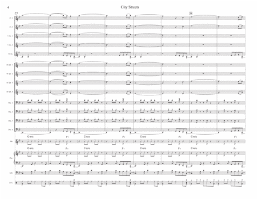 City Streets Jazz Ensemble scores gallery preview page 6