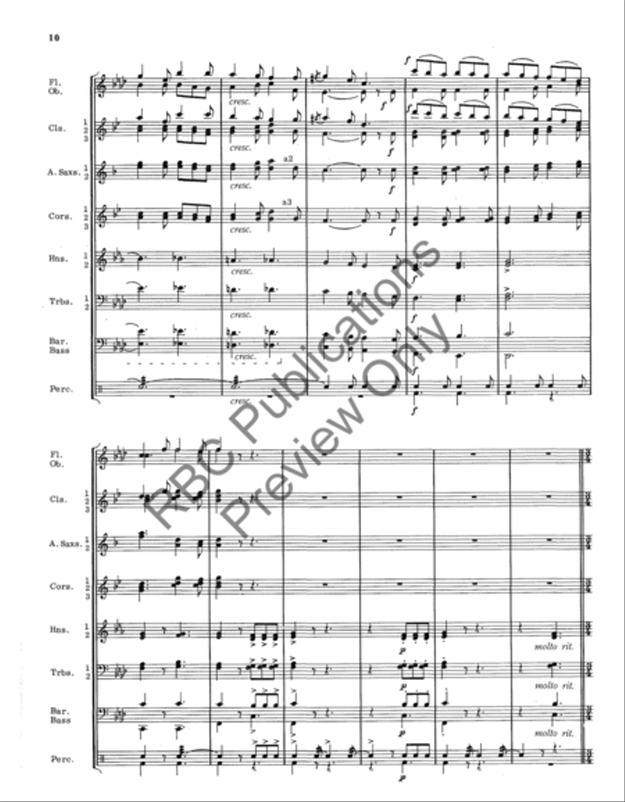 Coasts Of High Barbary Coasts Of High Barbary Concert Band scores gallery preview page 11