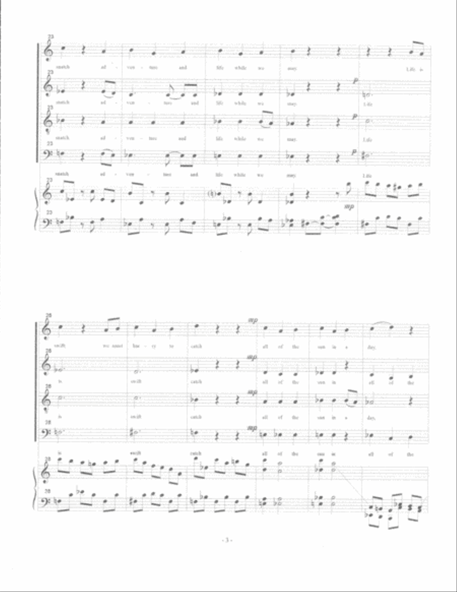 Flight Flight 4-Part scores gallery preview page 5