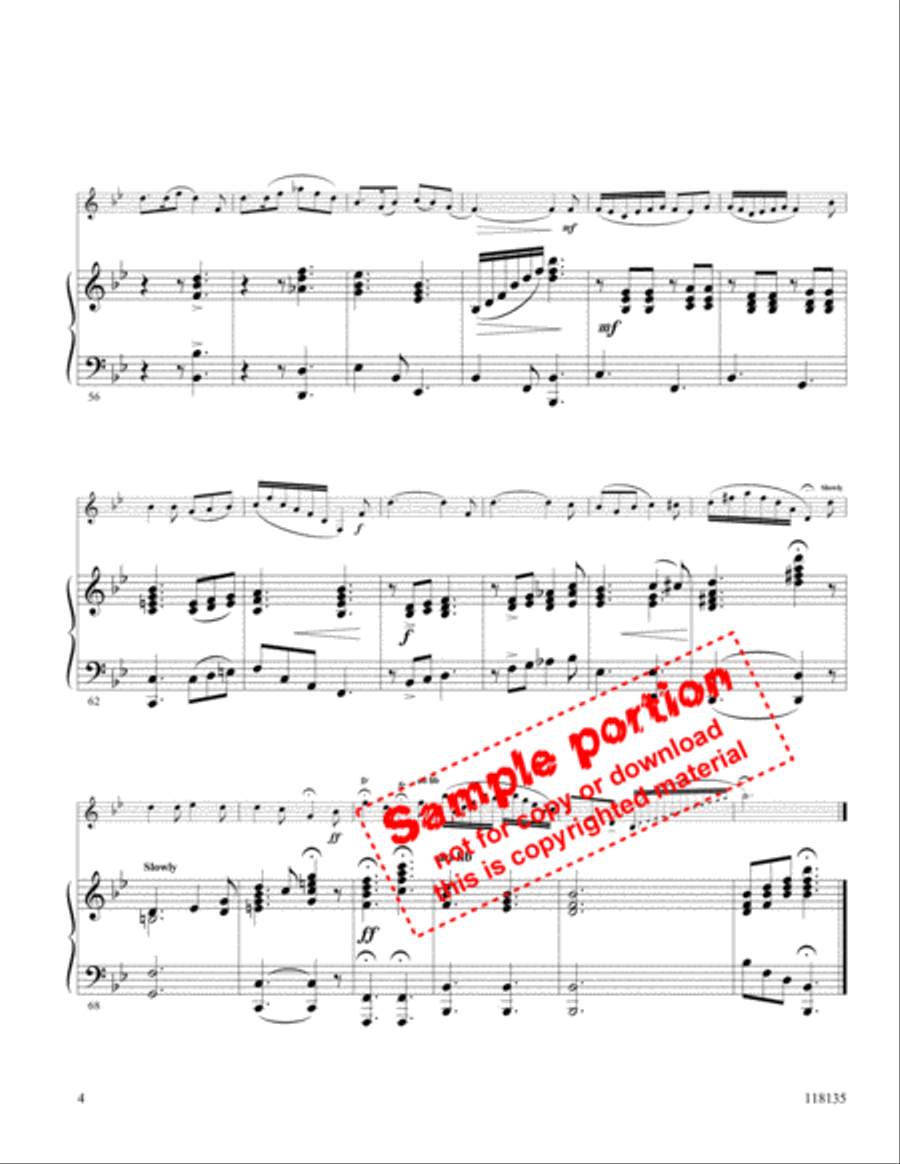He Lives Clarinet Solo scores gallery preview page 4