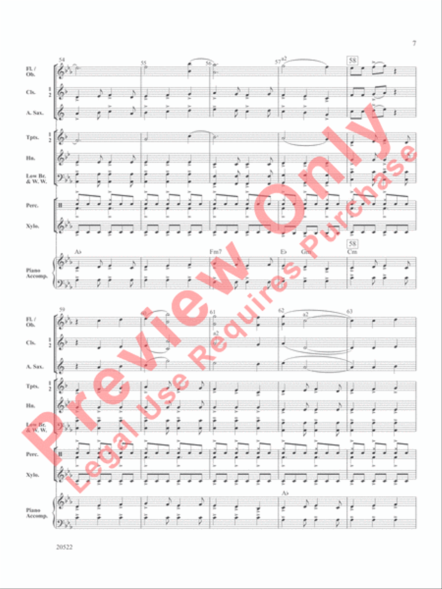 Legend of the Alhambra Legend of the Alhambra Concert Band scores gallery preview page 8