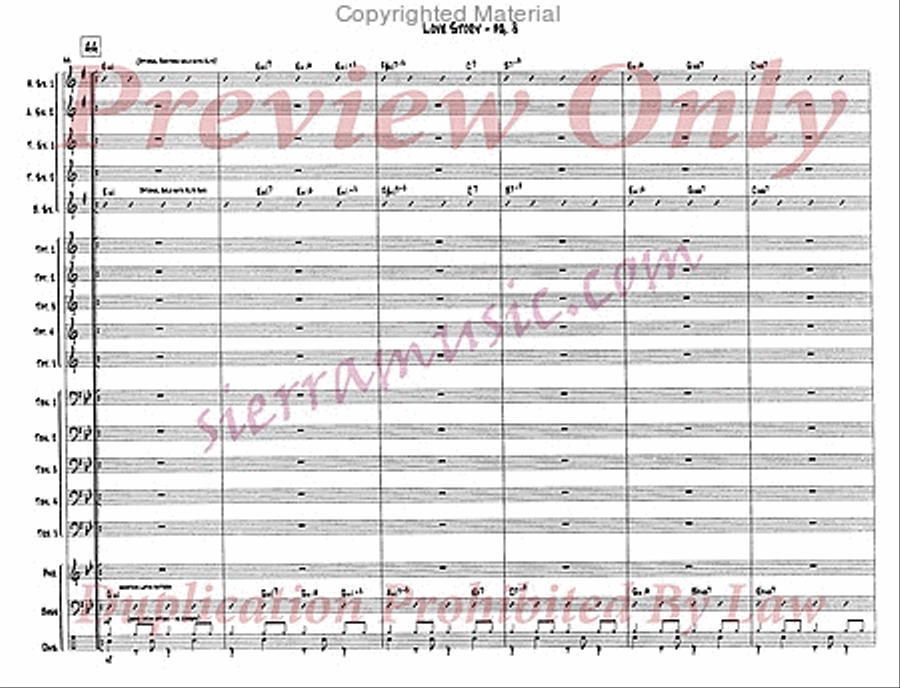 Love Story Love Story Jazz Ensemble scores gallery preview page 9