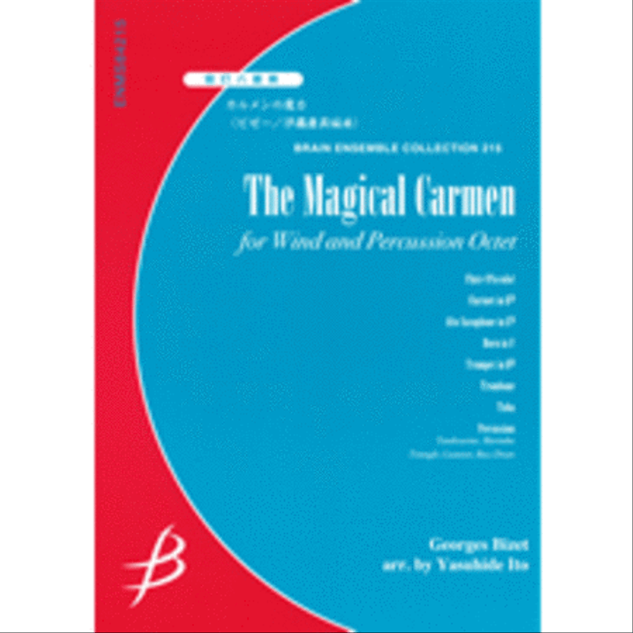 The Magical Carmen for Wood & Percussion Octet B-Flat Clarinet scores gallery preview page 1
