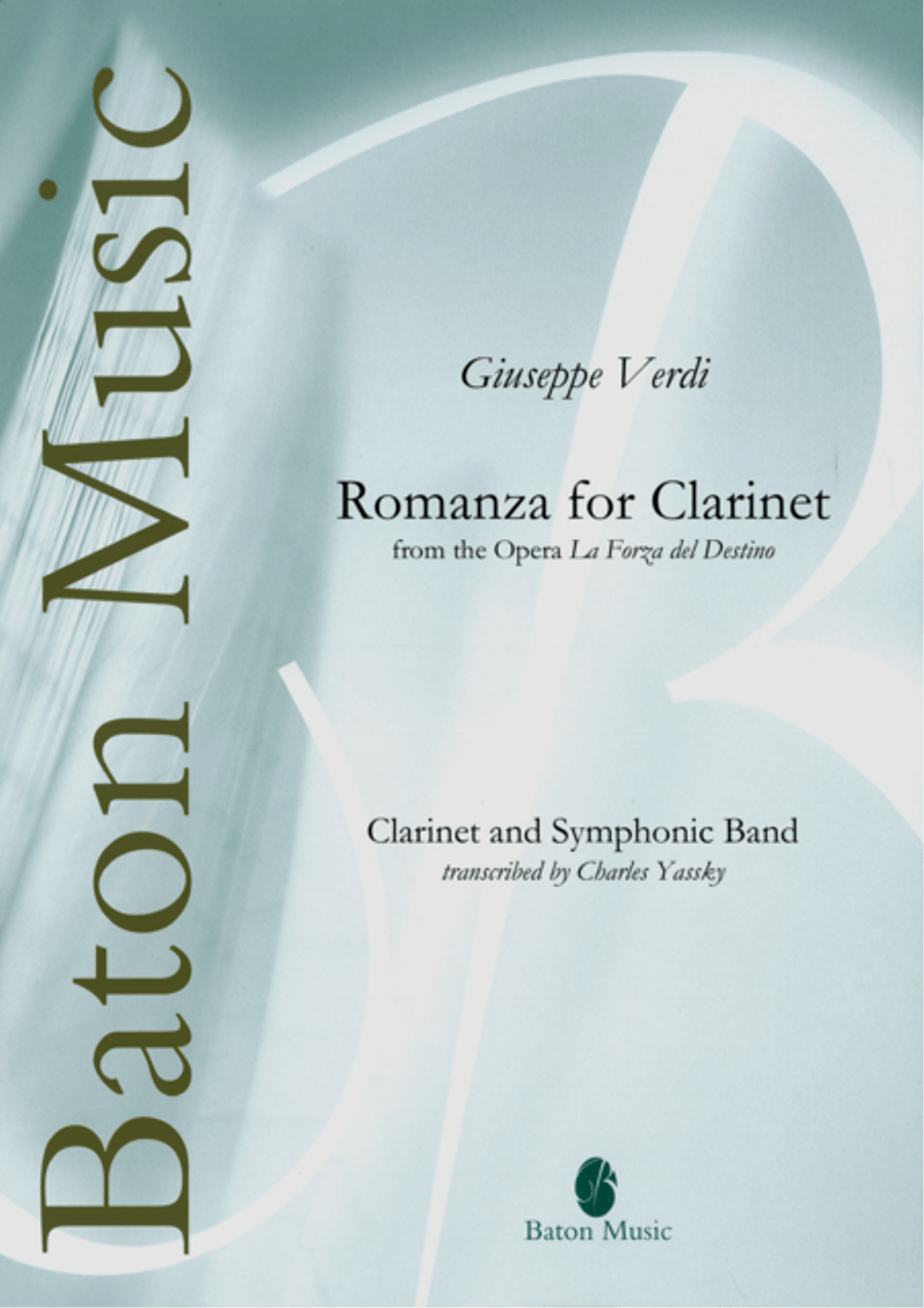 Romanza for Clarinet Concert Band scores gallery preview page 1