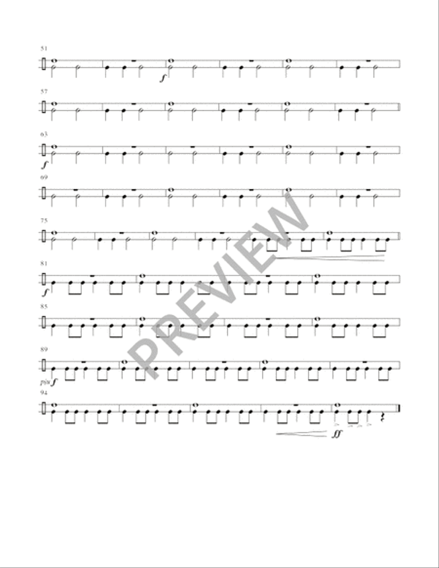 Sing Out, Earth and Skies - Instrument edition Flute scores gallery preview page 2