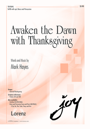 Awaken the Dawn with Thanksgiving