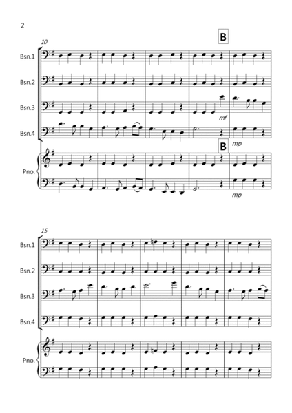 Auld Lang Syne for Bassoon Quartet image number null