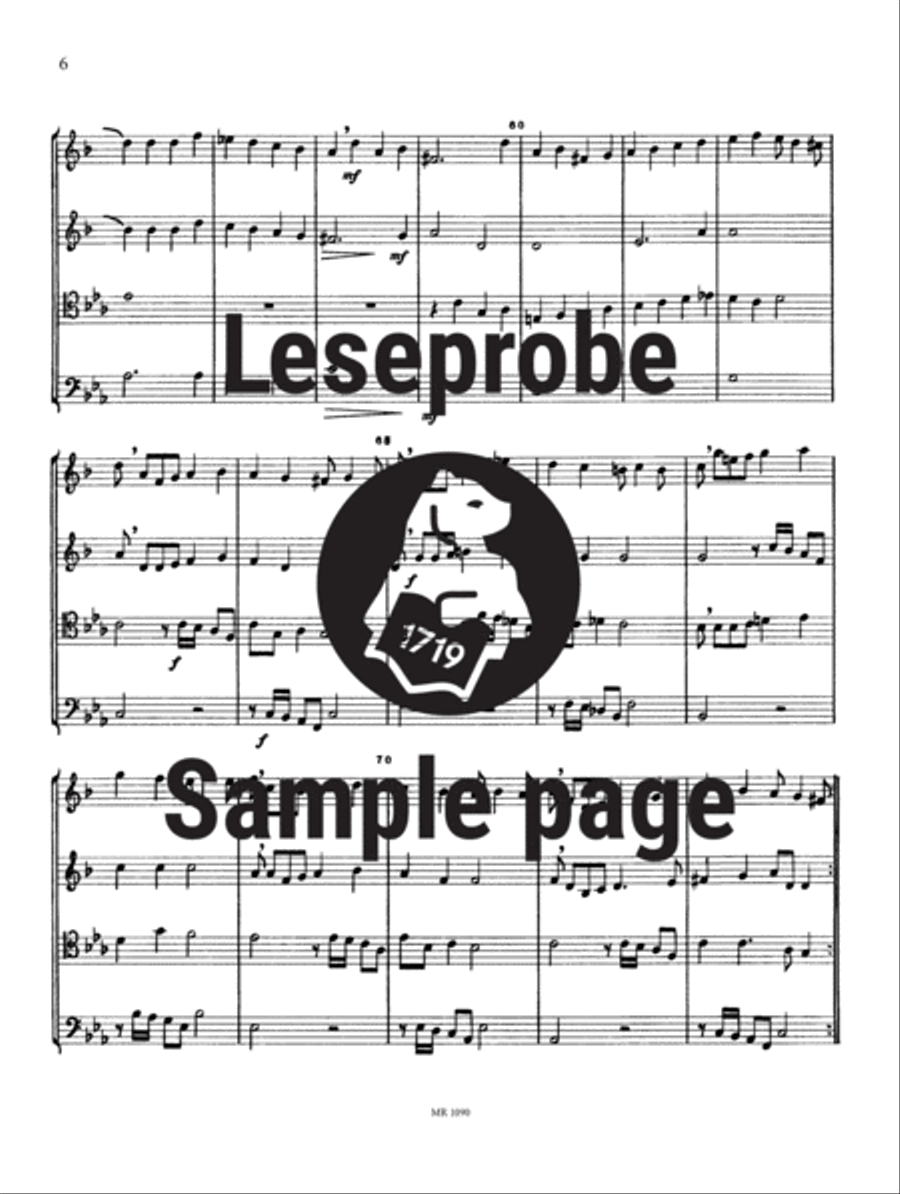 Canzoni String Quartet scores gallery preview page 5