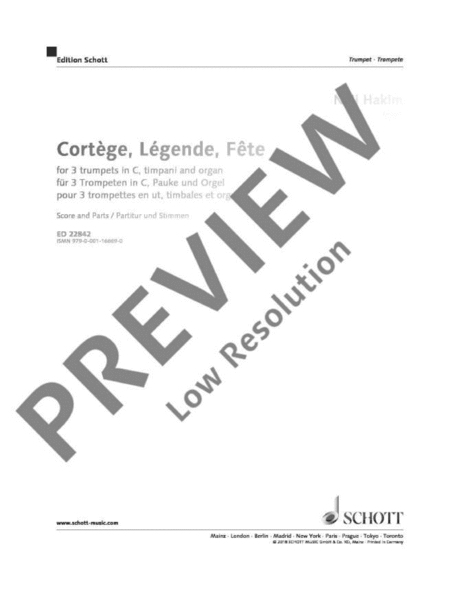 Cortège, Légende, Fête