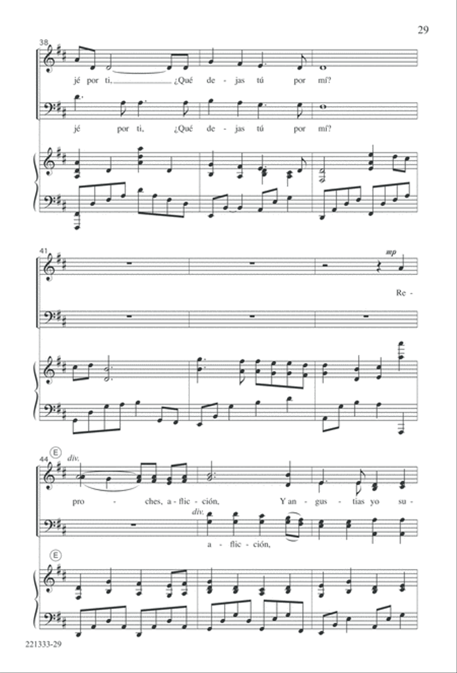 Siervos de Jesus Siervos de Jesus 4-Part scores gallery preview page 33