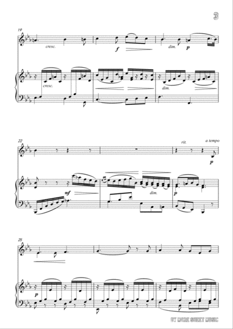 Giovanni-Piacer d'amor,for Violin and Piano Violin Solo scores gallery preview page 5