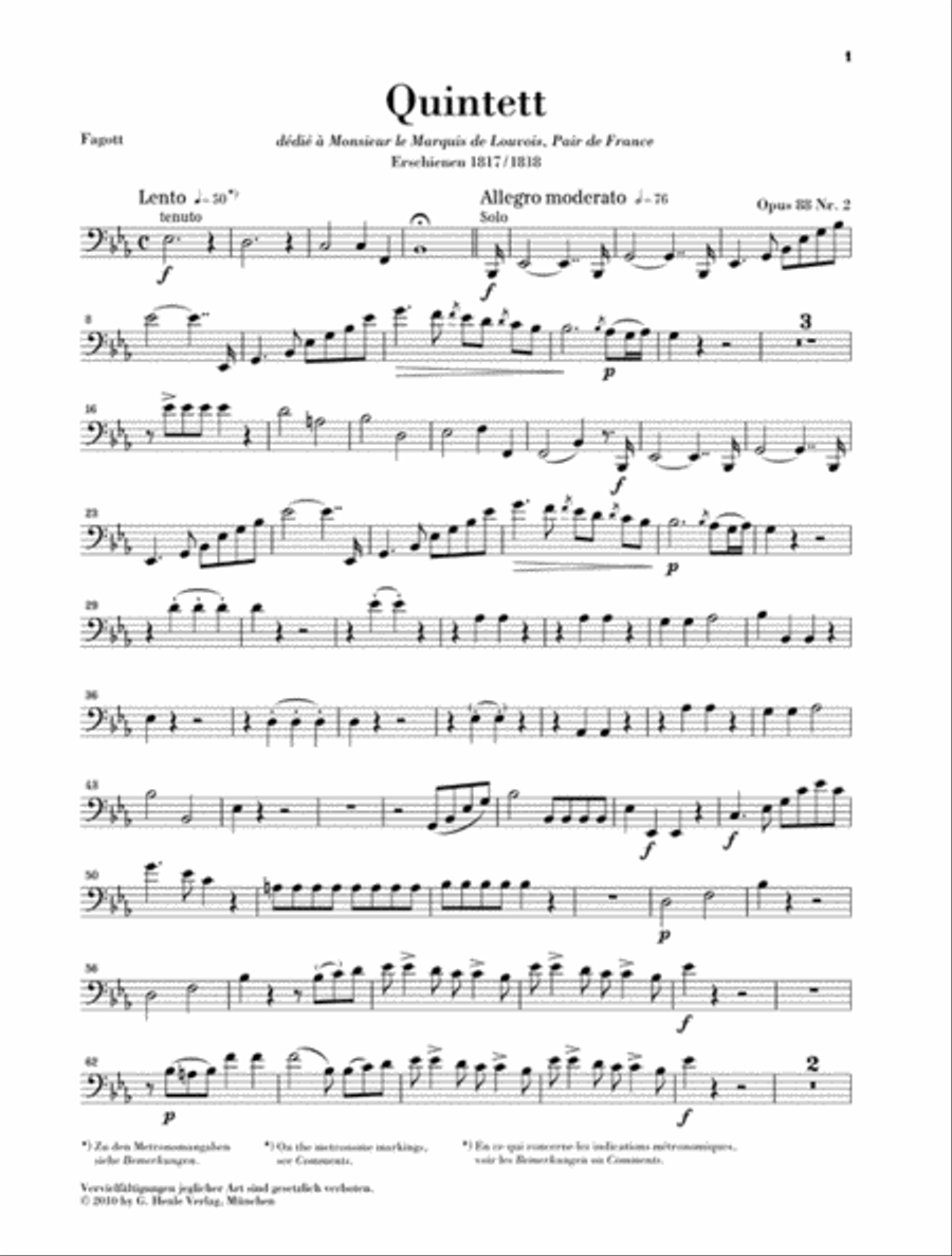 Quintet for Wind Instruments in E-flat Major, Op. 88 No. 2 Woodwind Quintet scores gallery preview page 6