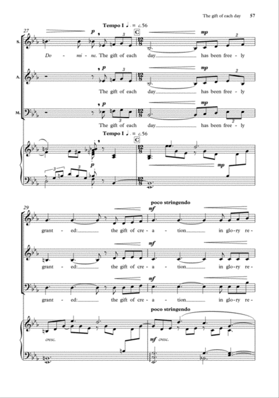 John Rutter Anthems for SA Men SA scores gallery preview page 55