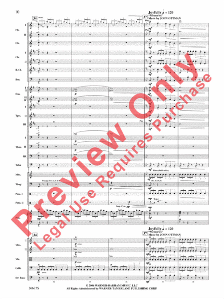 Superman Returns, Concert Selections from Full Orchestra scores gallery preview page 11