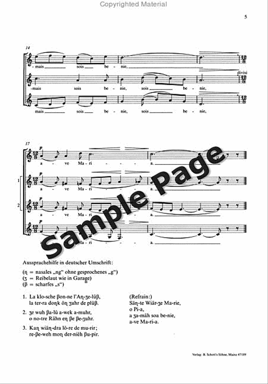 Cloches Des Vepres Ssa Cloches Des Vepres Ssa SSA scores gallery preview page 5