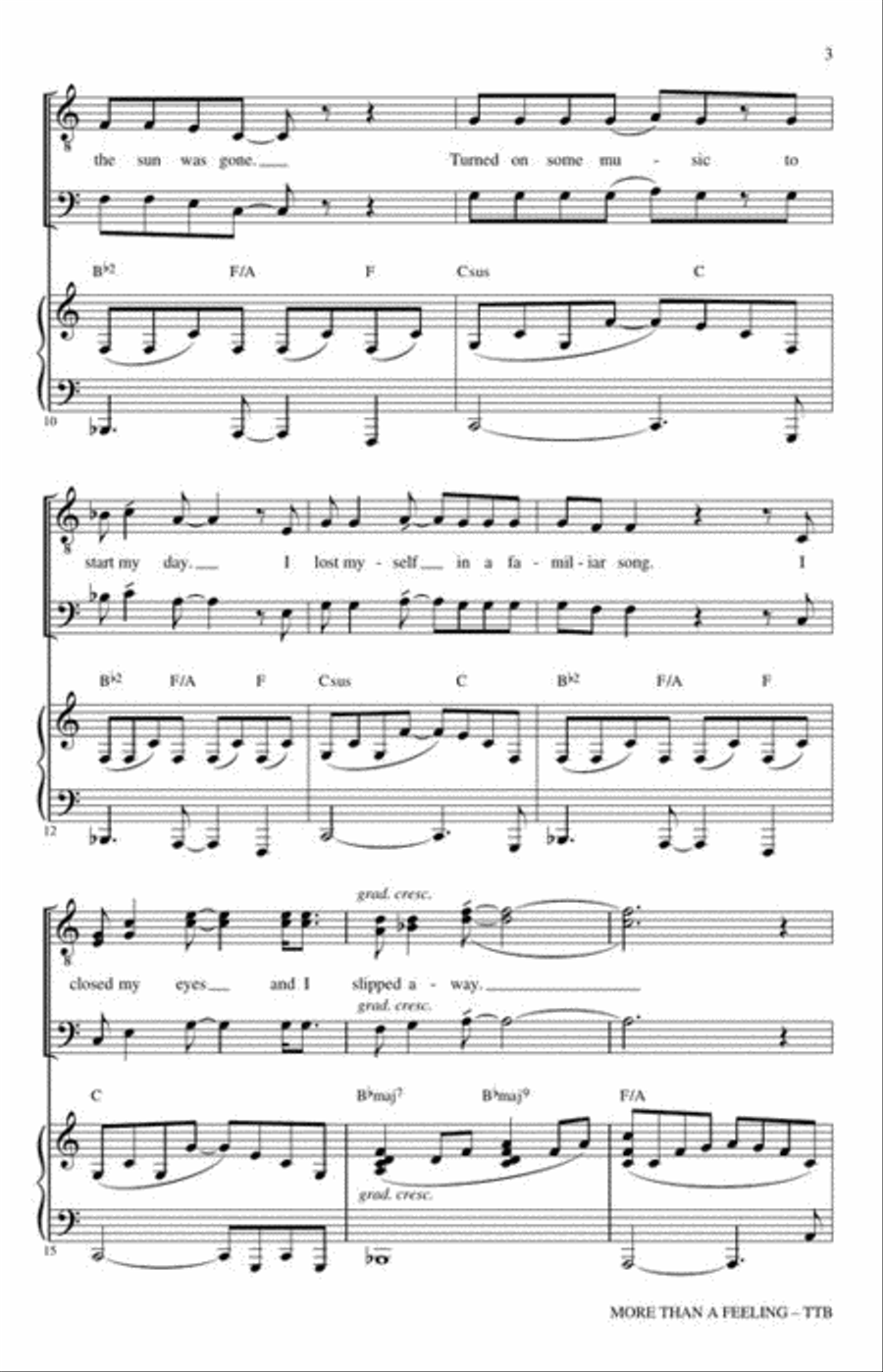 More Than a Feeling TTB scores gallery preview page 4