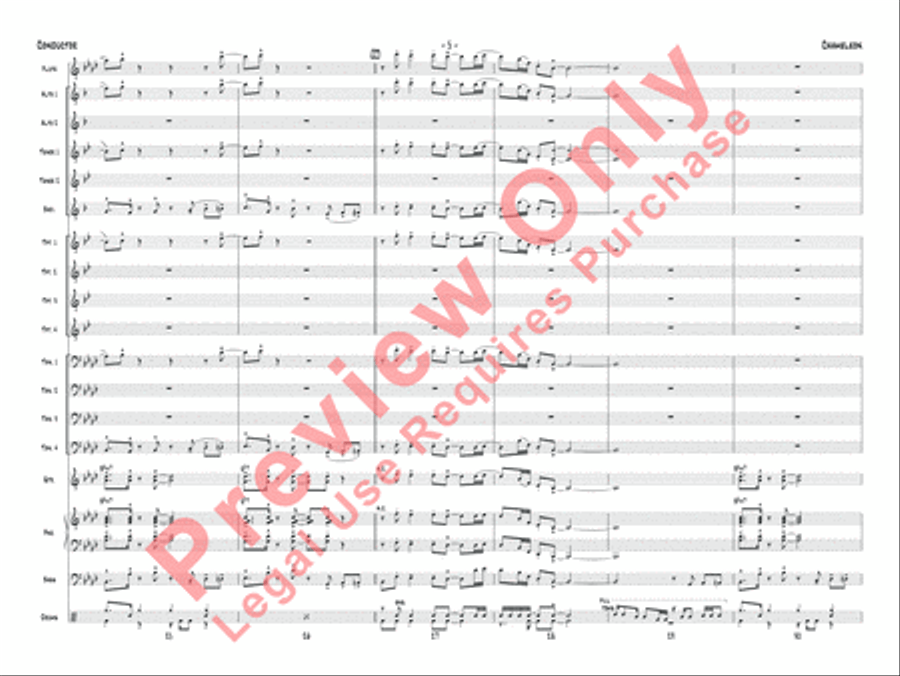 Chameleon Jazz Ensemble scores gallery preview page 8