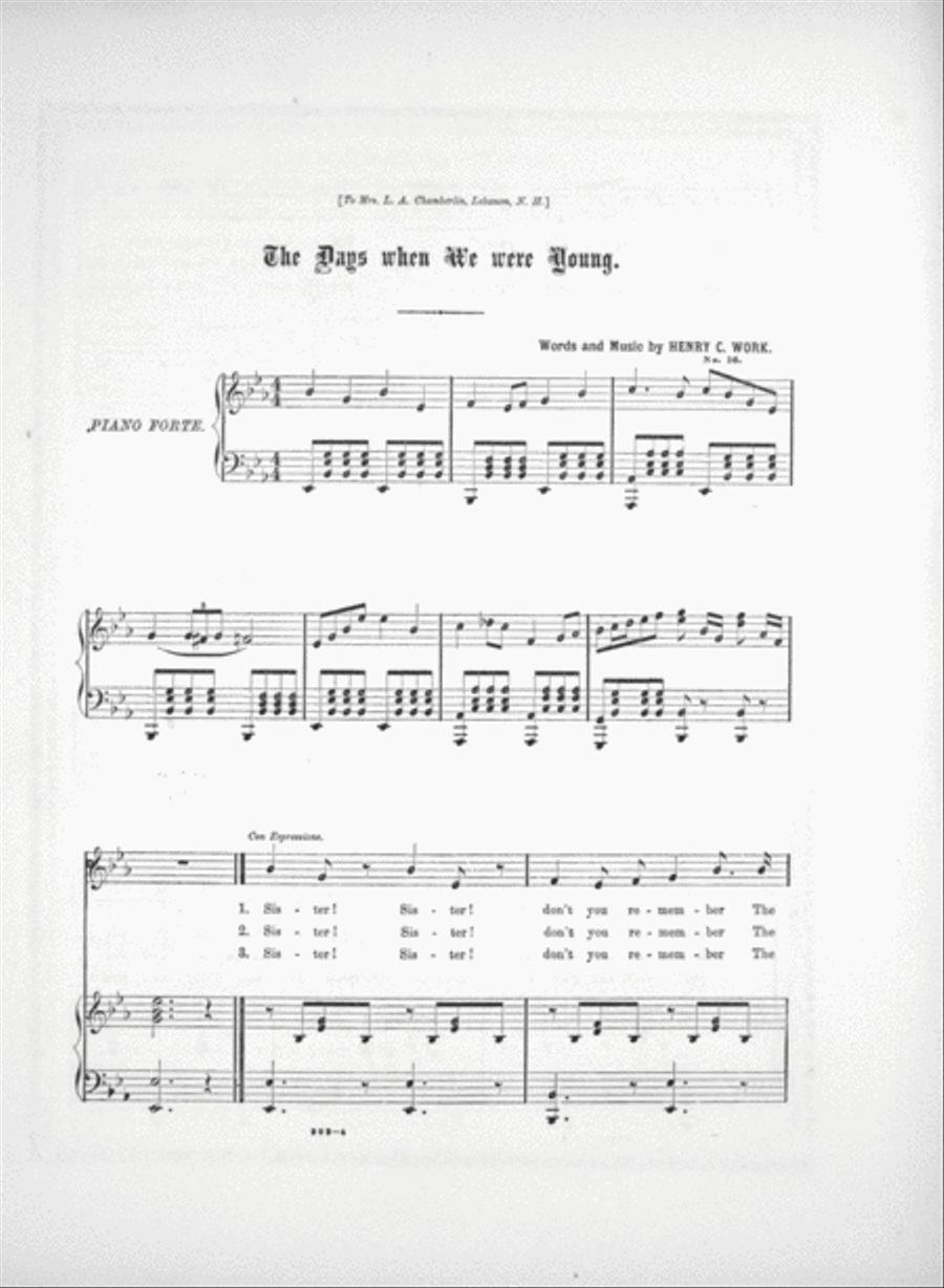 The Days When We Were Young Voice scores gallery preview page 2