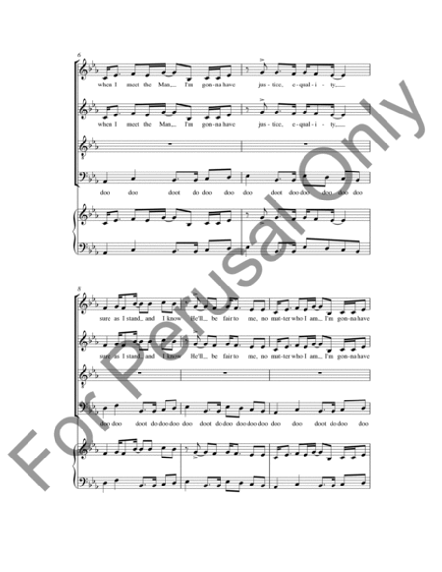 In That Promised Land 4-Part scores gallery preview page 3