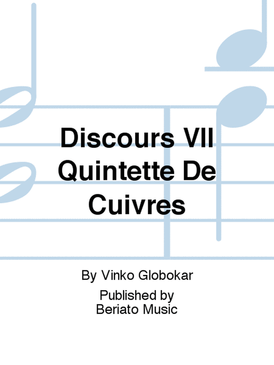 Discours VII Quintette De Cuivres