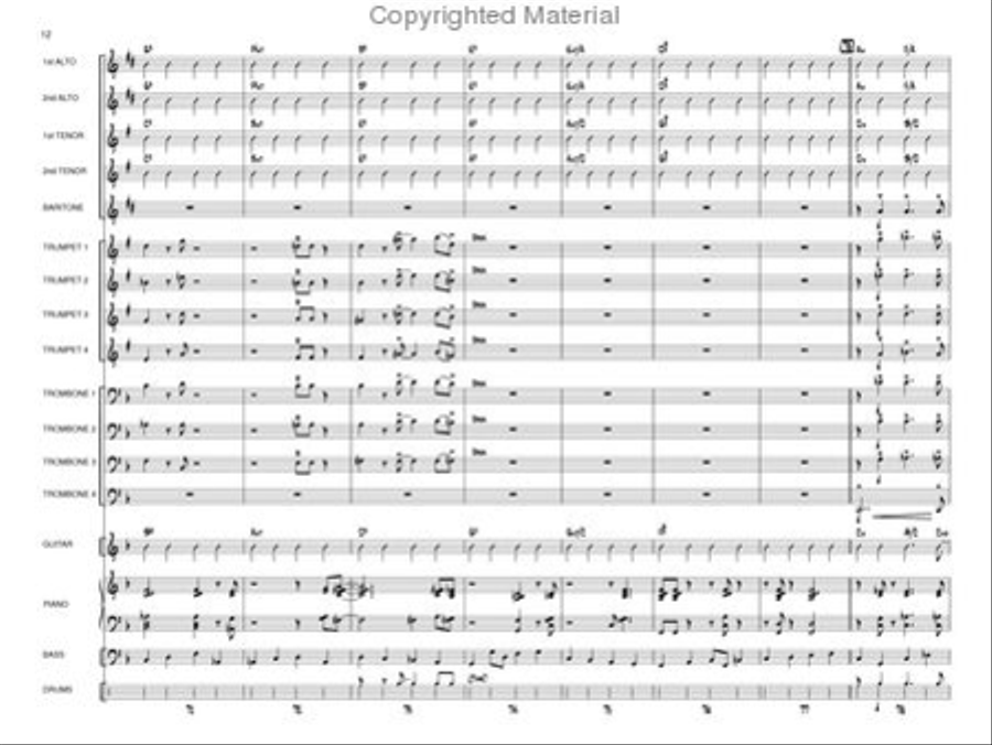 Pedal to the Metal Jazz Ensemble scores gallery preview page 11