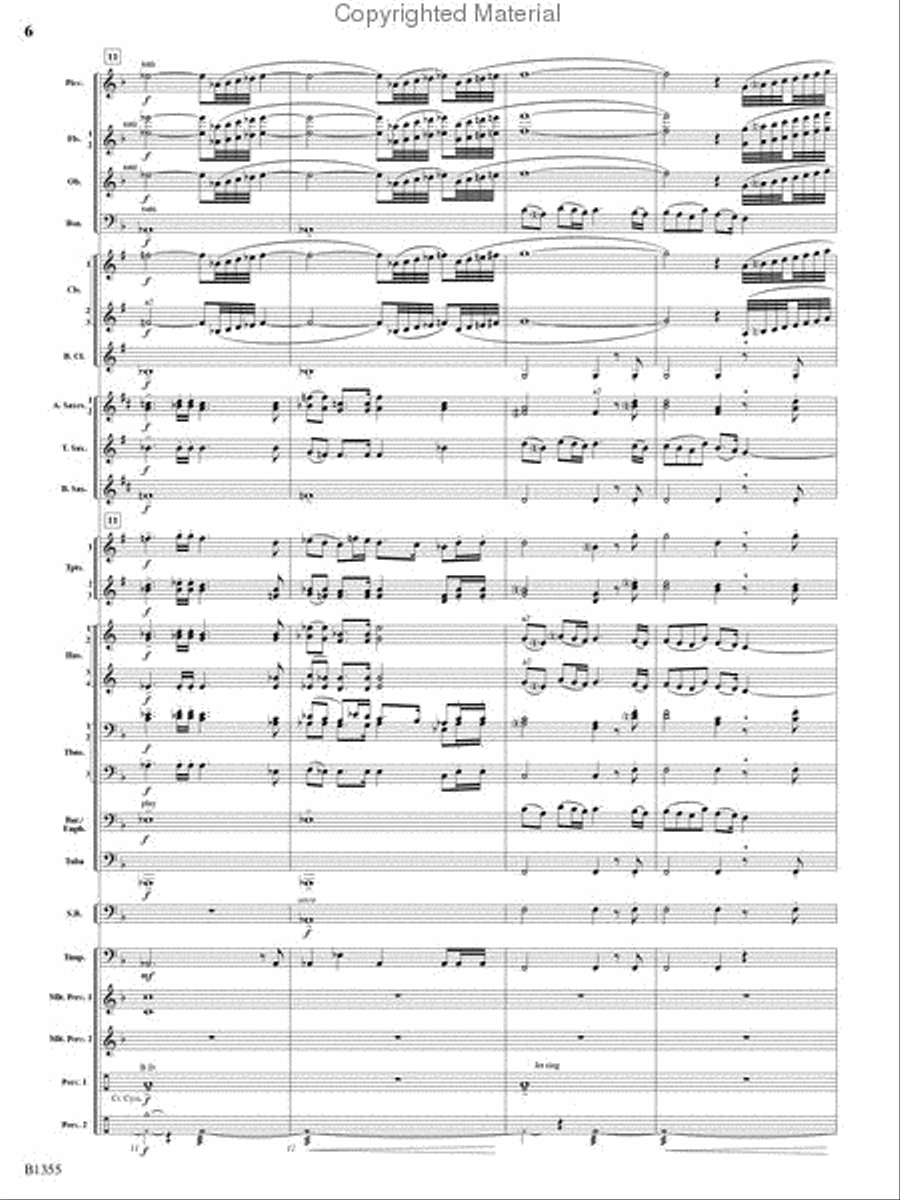 With Ever Joyful Hearts Concert Band scores gallery preview page 4
