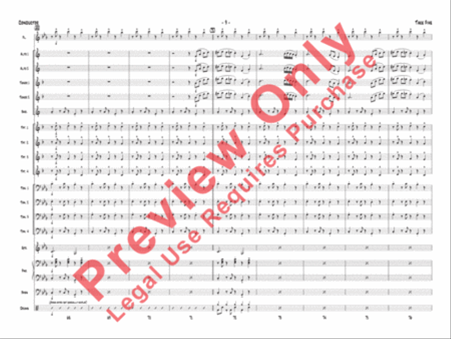 Take Five Jazz Ensemble scores gallery preview page 13
