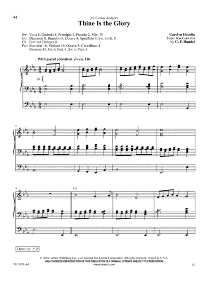 Seasons of the Heart Seasons of the Heart Organ Solo scores gallery preview page 11