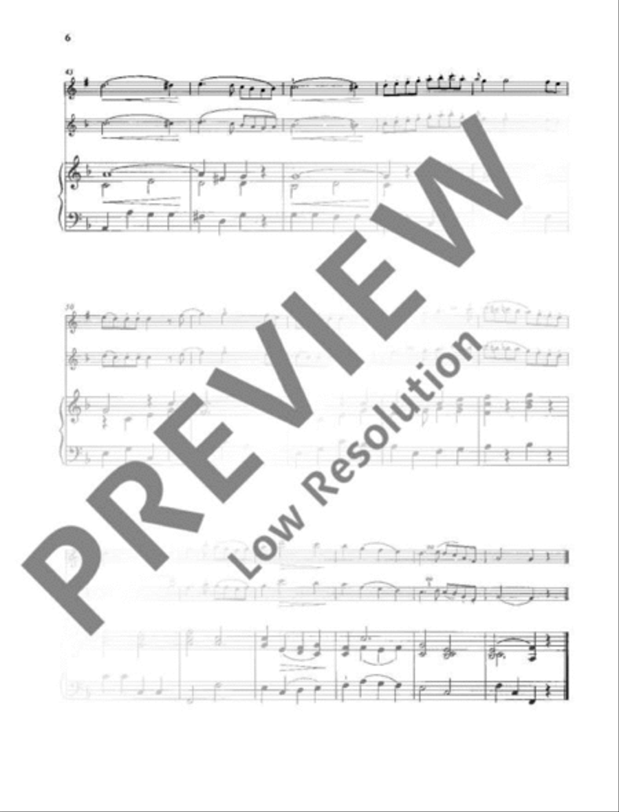 Two Sonatas Clarinet scores gallery preview page 7