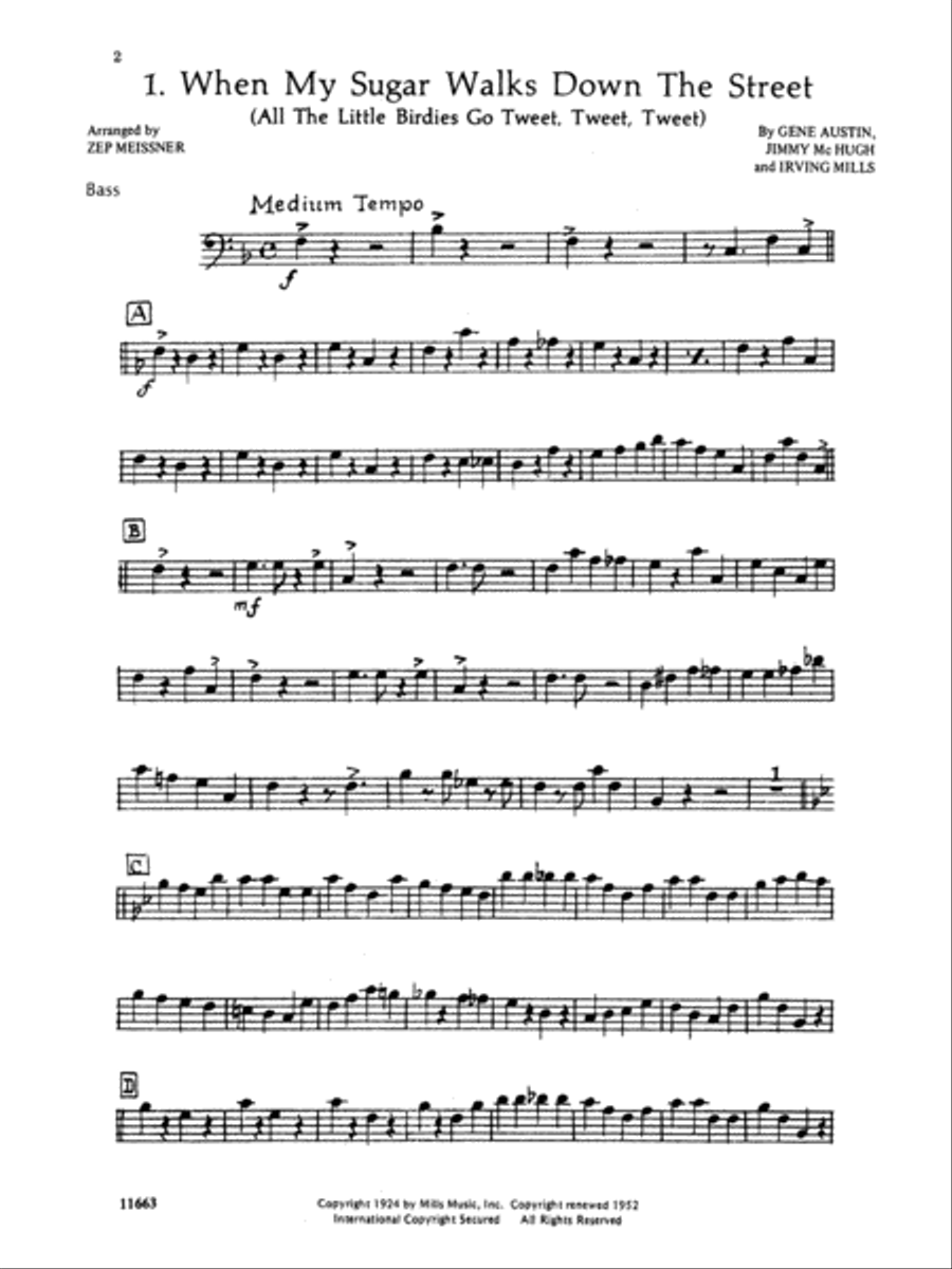 Dixieland Beat (Bass) Jazz Ensemble scores gallery preview page 6