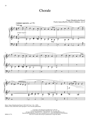 Chorale, Op. 3, No. 1 (Bb Major)
